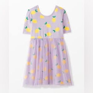 Hanna Anderson Lemon Dress with Tulle skirt